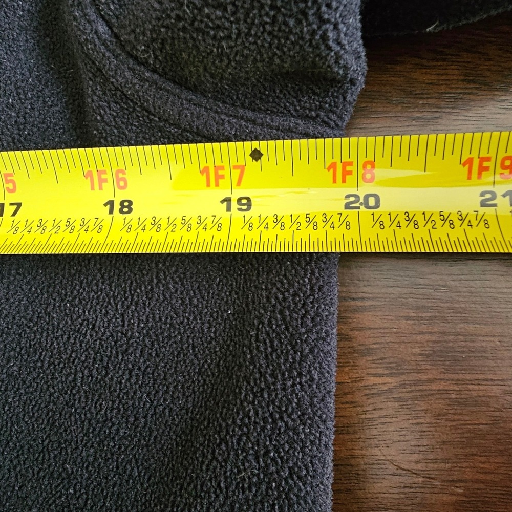 Patagonia Women's Full Zip‎ Fleece Hoodie Gray Black Jacket Activewear Medium - Picture 6 of 9